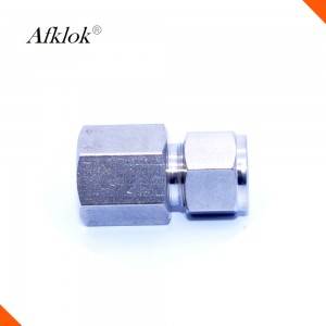Nitrogen Fitting 1/4 to 3/8 Stainless Steel Gas Female Connector