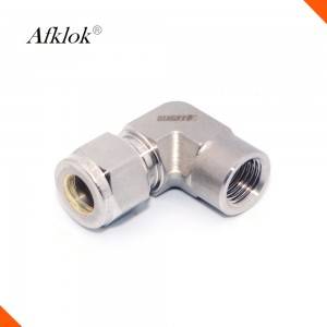 Gas Stainless Steel Union Female Elbow