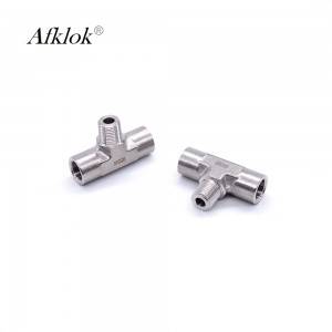 High Pressure AFK Male Female Pipe Branch Tee Fitting