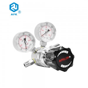 AFK Stainless Steel High Pressure Helium Gas Propane Cylinder Regulator