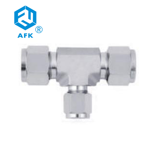China 6mm 8mm 10mm 12mm Instrumentation Stainless Steel Gas Ferrule Tee Tube  Pipe Fittings Reducer Manufacturer and Supplier