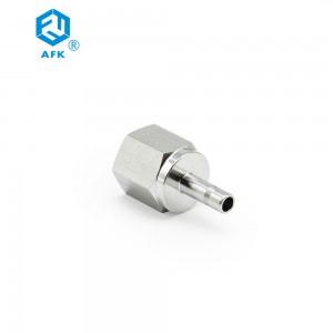 Female Adaptor 3000psi SS316L 6mm OD Welded x 1/4G Female Threaded Reducing Adapter for Specialty Gases Laboratory