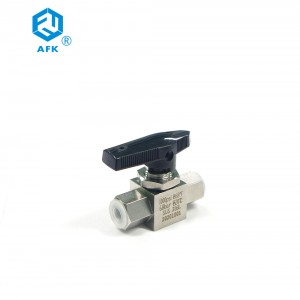 AFK Female Stainless Steel High Pressure Small Square Ball Valve 1 / 4 “, 1 / 2″, 1 / 8 “