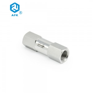 1/8in 1/4in 3/8in 1/2in Industrial High Pressure Stainless Steel Gas Non Return Check Valve