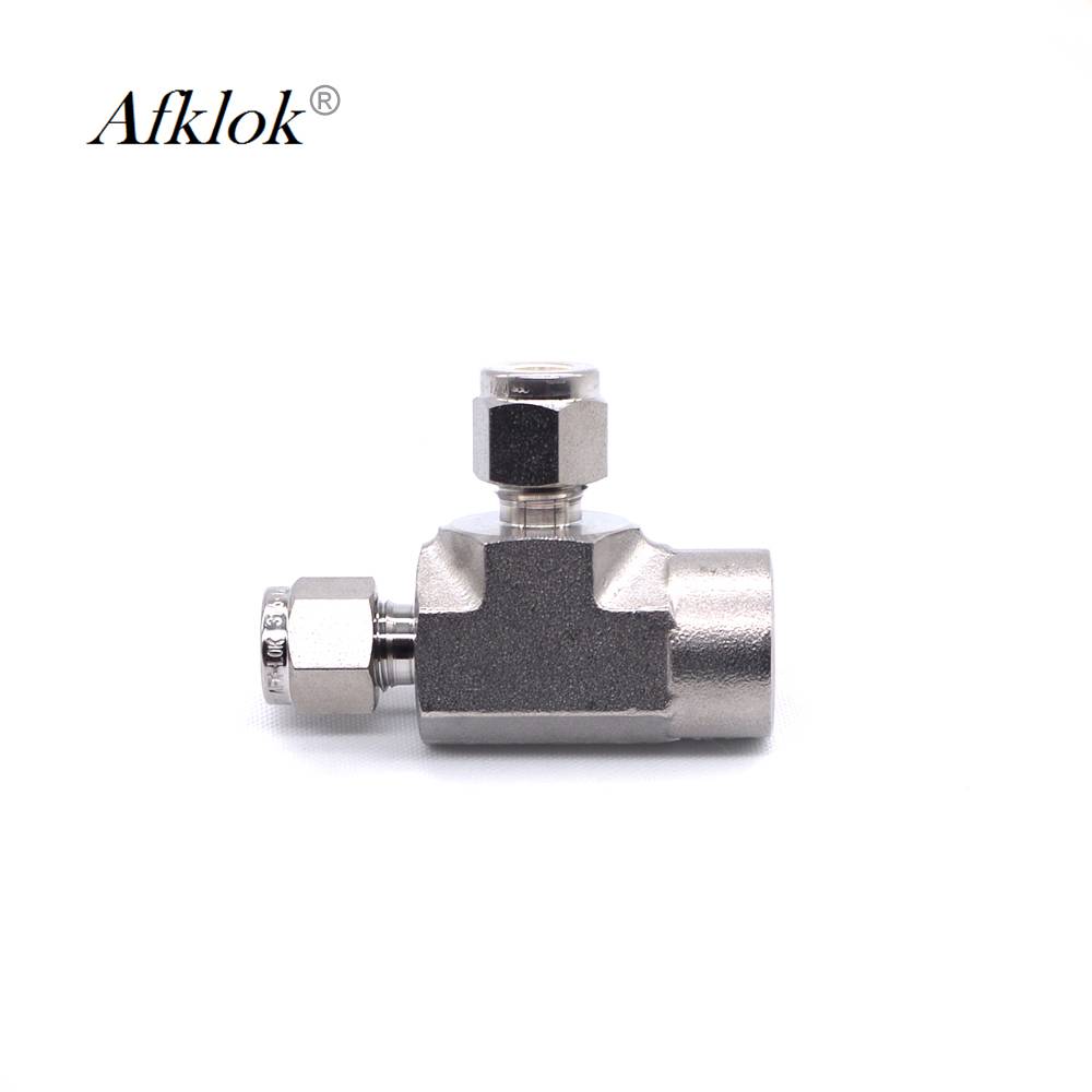 China Wholesale Water Shut Off Valve Manufacturers - 316L Female Run Tee Double Ferrule Tube Fitting – Wofly