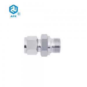 1/8 Ferrule to 1/8 male Compression Stainless Steel Tube Fittings Male Connector for Bonded Seal