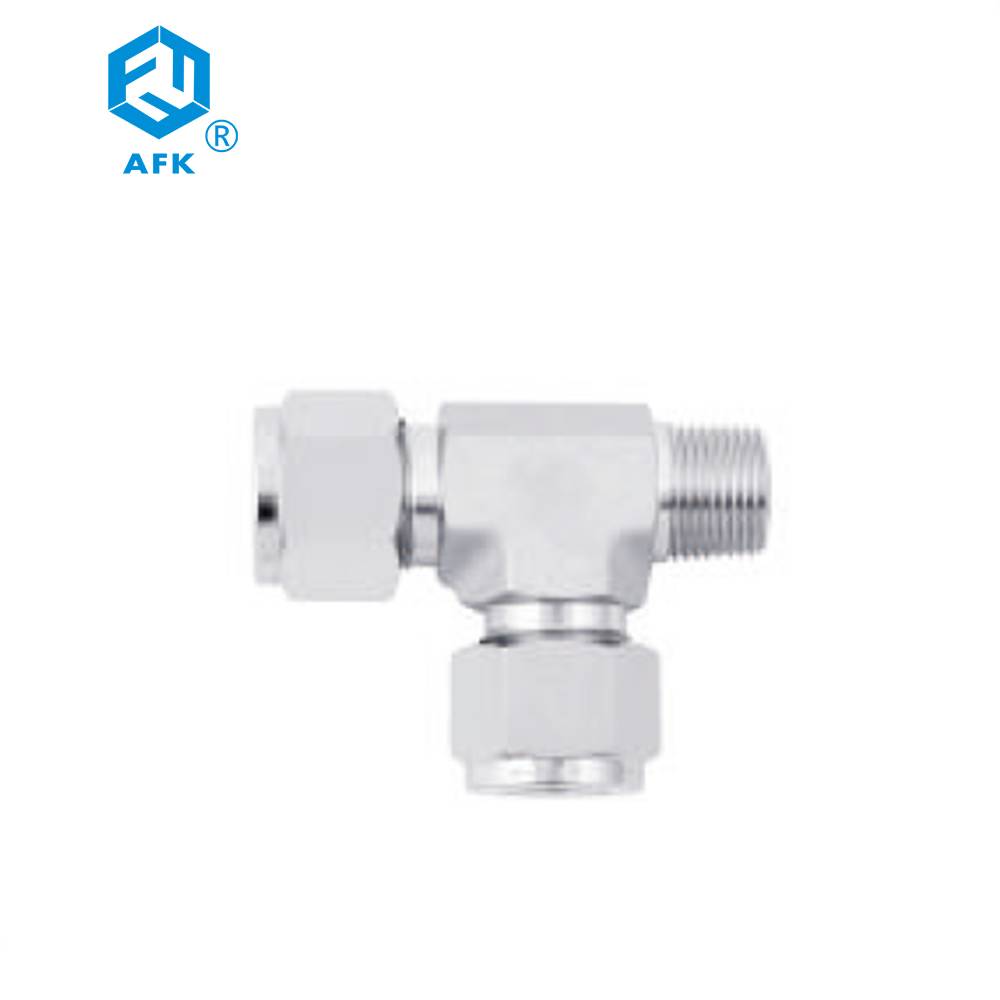 China Wholesale N2o Regulador Quotes - Instrumentation 1/4 3/8 1/2 inch Stainless Steel Male Run Tee Fittings  – Wofly