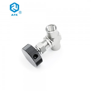 AFK Stainless Steel High Pressure 3000psi Needle Valve Two Way Valve 1/8inch 1/4inch 3/8inch 1/2inch 3/4inch