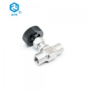 AFK Stainless Steel High Pressure 3000psi Needle Valve Two Way Valve 1/8inch 1/4inch 3/8inch 1/2inch 3/4inch