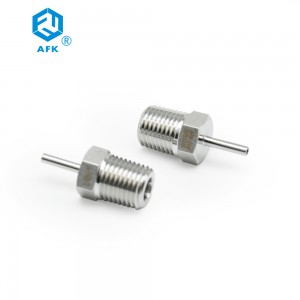 Stainless Steel 316L Reducers 3mm Weld Fittings to 1/4inch NPT Male Thread Connectors