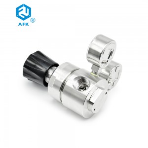 AFK Stainless Steel Industrial Oxygen/Hydrogen/Nitrogen/Argon Gas Cylinder  Regulator Valve 1000psi