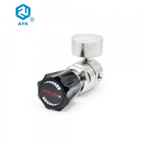 Single Stage Hydraulic Adjustable Propane Oxygen Nitrogen Gas Low Pressure Regulator Valve With Gauge 160PSI