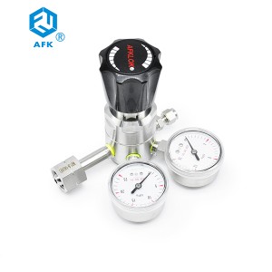 AFK High Pressure Stainless Steel Single Stage Nitrous Oxide Precision Pressure Regulator 25Mpa OEM ODM
