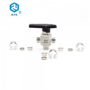 Factory wholesale Tube Fitting Stainless Steel - 1/8 inch to 3/4 inch Mini SS Compression Three Way Ball Valve 3000psi – Wofly
