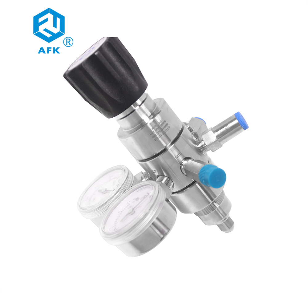 China Wholesale Argon Regulator Two Gauge Manufacturers - AFK R31 Stainless Steel Dual Stage High Pressure Argon Gas Pressure Regulator 4000psi – Wofly