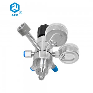 AFK R31 Stainless Steel Dual Stage High Pressure Argon Gas Pressure Regulator 4000psi