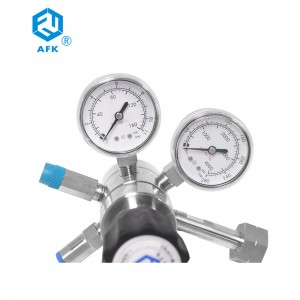 AFK R31 Stainless Steel Dual Stage High Pressure Argon Gas Pressure Regulator 4000psi