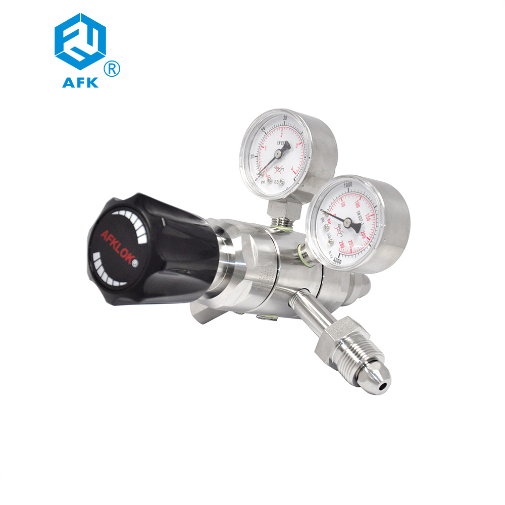 China Wholesale Oxygen Regulator Gauges Quotes - High Pressure 316 Stainless Steel Cylinder Dual Stage Pressure Regulator 200bar CGA320 CGA540 CGA580 – Wofly
