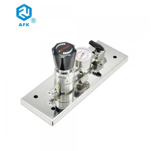 Laboratory Terminal Pressure Reducing Valve Is Easy To Install 316ss 2-pc Integrated Gas Panel