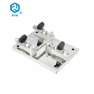 Gas Control Panel Gas Supply Systems Distribution Stainless Steel Outlet Connector 1/2inch 1000psi