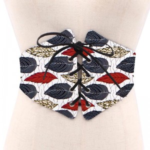 OEM China Ankara Jewelry Set - African Print Waist Corset Belt for Women Gift Lace-Up Belts SP039 – AFRICLIFE