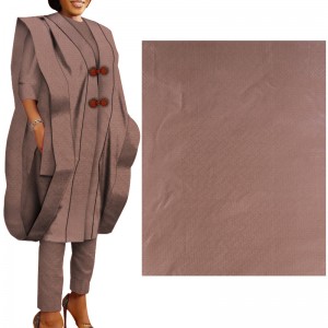 100% Polyester 2021 newest African Jacquard Fabric for Sewing Men&Women’ Robe Clothing CS3298
