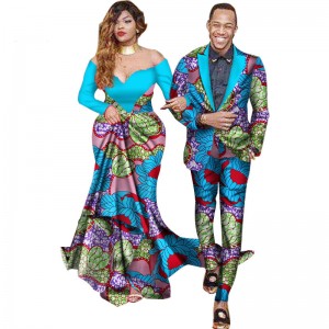 Couples Clothes Long Sleeve Women Maxi Dresses and Mens Jacket Suits  WYQ40