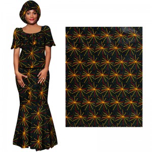 2022 New Ankara African Cotton fabric For DIY Cloth material Wedding Dress 24FS1419
