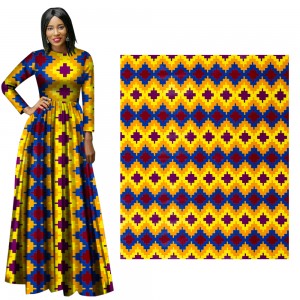 Wholesale Prices NEW hot African wax fabric ankara wax prints fabric for 6yards 24FS1238