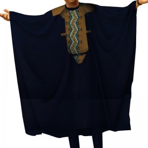 2 Pieces African Top Robes and Pants Sets Design Clothing for Men WYN712