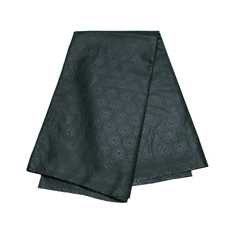 100% Polyester Jacquard Fabric Solid Dark Green Color for Sewing Men Robe Clothing CS3288