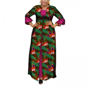 Vestidos African Dresses for Women Dashiki Elegant Party Dress Plus Size Srapless Traditional African Clothing WY3880