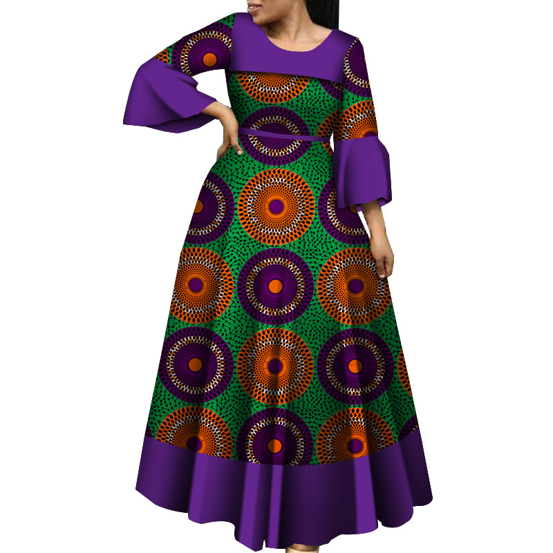 Long Sleeve Women Party Wedding Dashiki African Lady Clothing WY5600 Featured Image