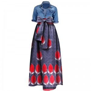 Woman Long Maxi Skirt For Women African Dashiki For Women Natural WY1036