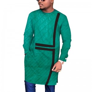 African Men’s Long Sleeve Robes Traditional African Clothing for Dashiki Plus Size attire outfits WYN683