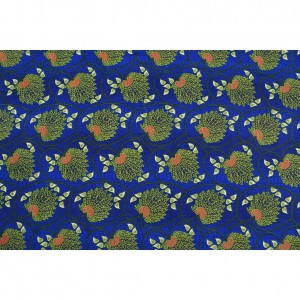 High Quality Batik Beautiful Maple Leaf Ankara Print Fabric Wax Polyester Stitching FP6135