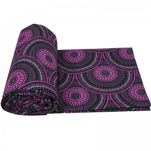 New Soft Africa Cotton Fabric 2021 Ankara Dresses Nigerian Batik 6 Yards/Lot Material 40FS1401