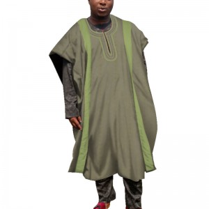 New Arrival China North African Robe - African Causal Long Robes Traditional Print Wax with Short Sleeve for Men WYN685 – AFRICLIFE