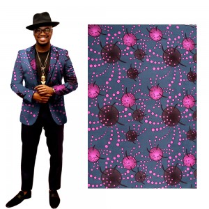 Ankara African Polyester Wax Prints Fabric for Party Dress FP6146