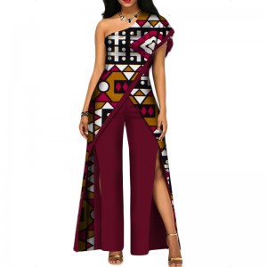 Women Sexy Off Shoulder Jumpsuit Dashiki Clothing For WY2373