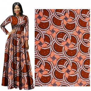 Ankara African Polyester Wax Prints Fabric For Party Dress Sewing Fabric FP6149