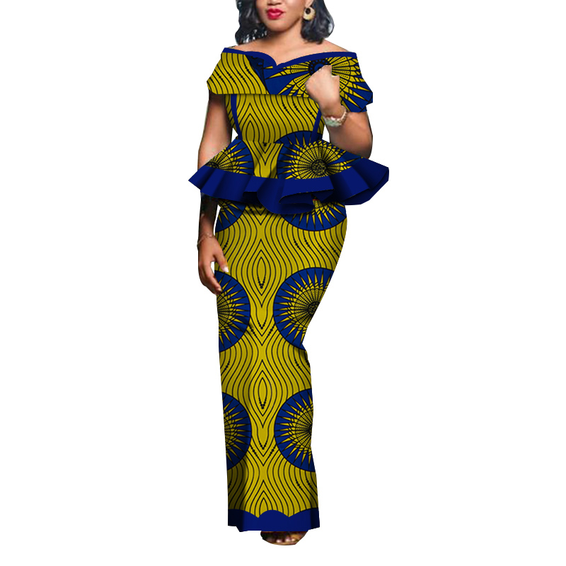 Traditional African Women Clothing Custom Made Dashiki Tops+Skirts WY5104 Featured Image
