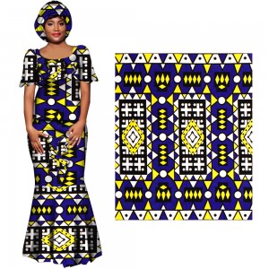 Africa Cotton Fabric Nigerian Fashion Batik Fabrics 6 Yards/Lot 24FS1363