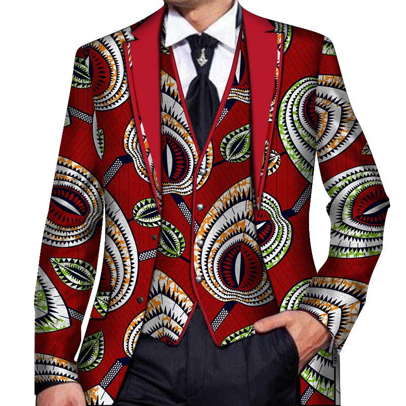 Wholesale Dealers of African Style Women\\\’s Clothing -  African Print Dashiki Men Clothes Mens Suits Jacket for Wedding Party Suit Blazer Jacket Tops Coat WYN766 – AFRICLIFE