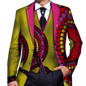 African Print Dashiki Men Clothes Mens Suits Jacket for Wedding Party Suit Blazer Jacket Tops Coat WYN766