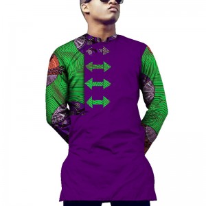 Africlife Casual Mens Shirt African Clothing Dashiki Print WYN551
