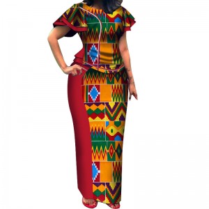 New Delivery for Mens African Wear For Wedding - Women African Clothing Top And Skirt Set for O-neck  Evening Dress WY3712 – AFRICLIFE