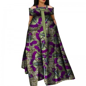Women Fashion Robe Long Dress Print Dashiki Party African Clothes WY5271