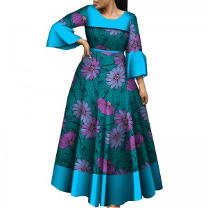 Long Sleeve Women Party Wedding Dashiki African Lady Clothing WY5600