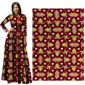 New 100% Cotton Ankara Fabric 2022 African Print Fabric For Women Dress 24FS1423